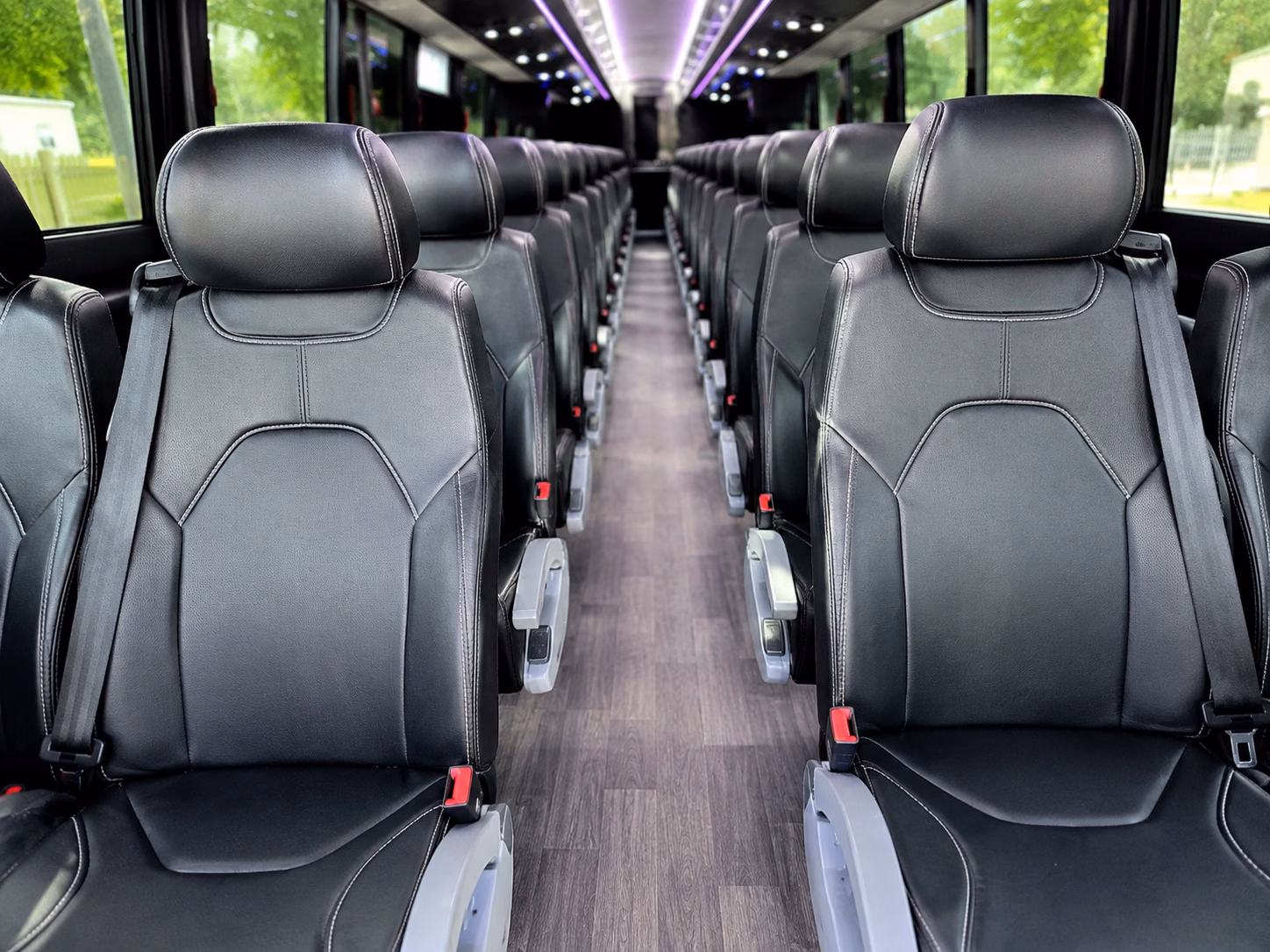 port orange charter bus rental interior