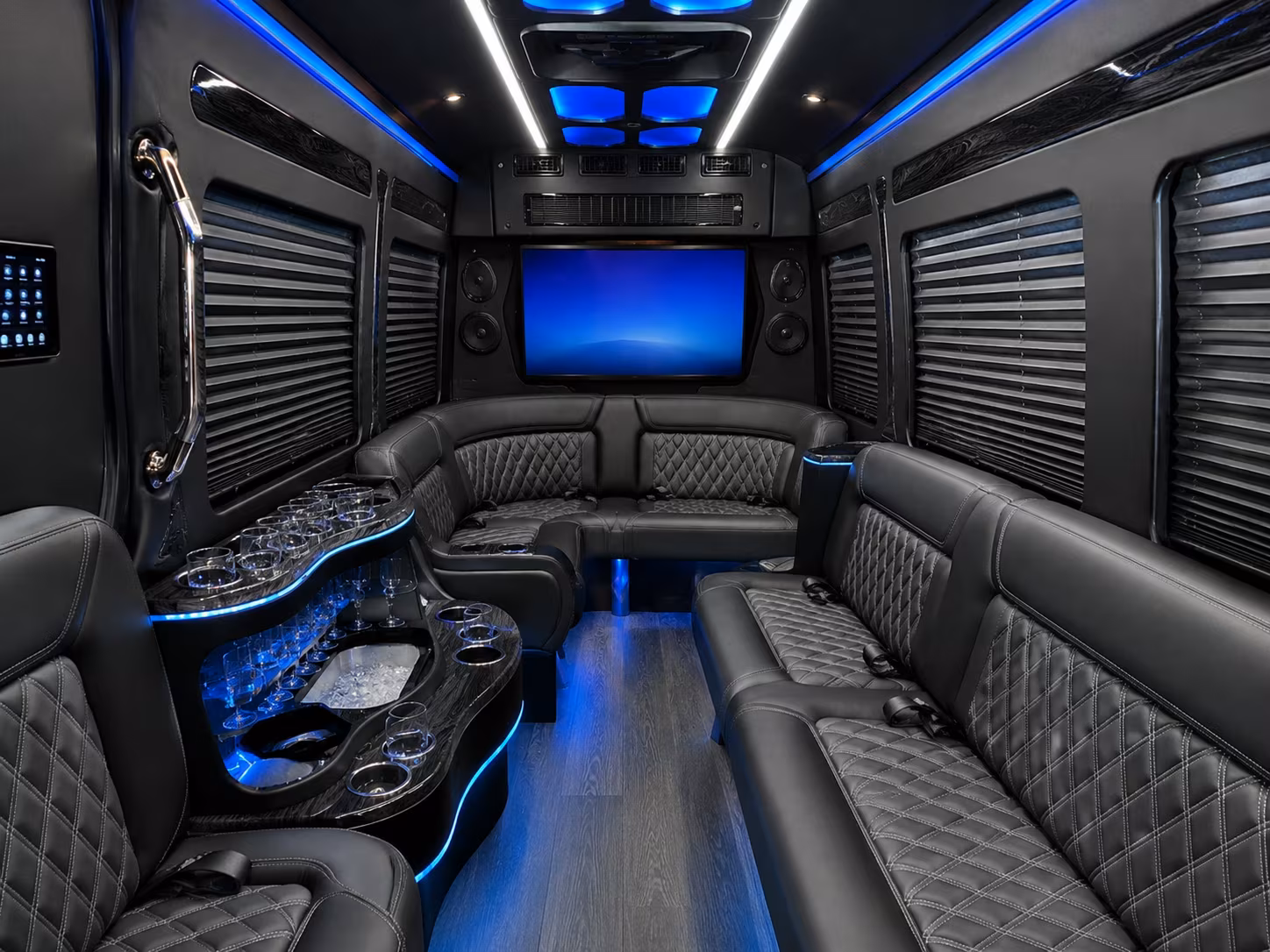 rather than splitting your corporate group across rental cars find a shuttle bus that runs on your schedule